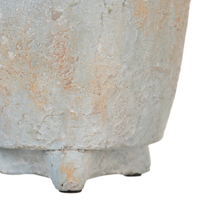 Macetero Cemento Decoración 15,50 X 15,50 X 25,50 cm (Set de 2)