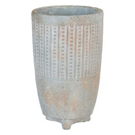 Macetero Cemento Decoración 15,50 X 15,50 X 25,50 cm (Set de 2)