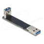 DeLOCK 67423 Adaptador USB 10 Gbps Tipo A Hembra a Macho 90° Angular, Plug and Play, Negro