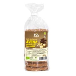 SOLNATURAL Galletas Avena Chocolate Y Macadamia 200 G Bio