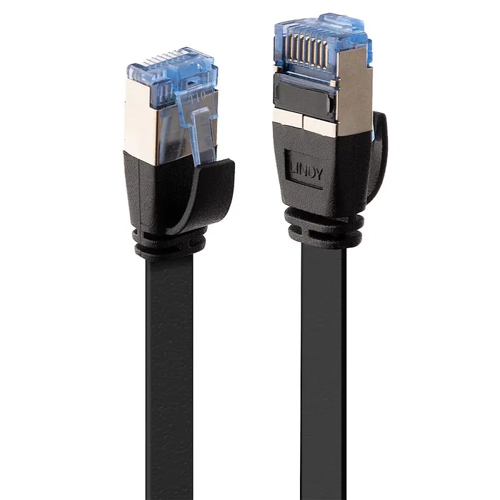 Lindy 47484 Cable de Red Ethernet LAN Cat6a U/FTP (STP) Blindado 5 Metros Negro RJ45 Macho a RJ45 Macho