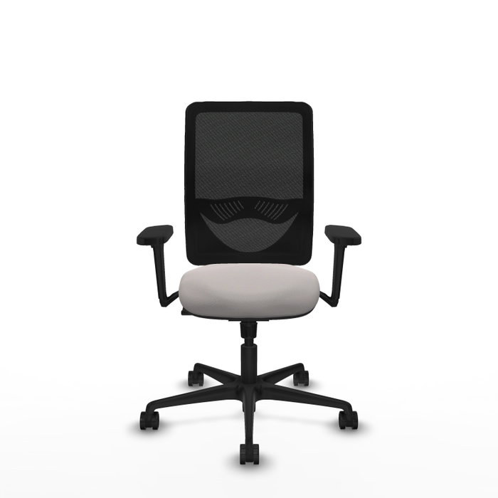 PIQUERAS Y CRESPO Silla de oficina Zulema con mecanismo Sincro, Blanco y Negro PIQUERAS Y CRESPO Silla de oficina Zulema con mecanismo Sincro, Blanco y Negro