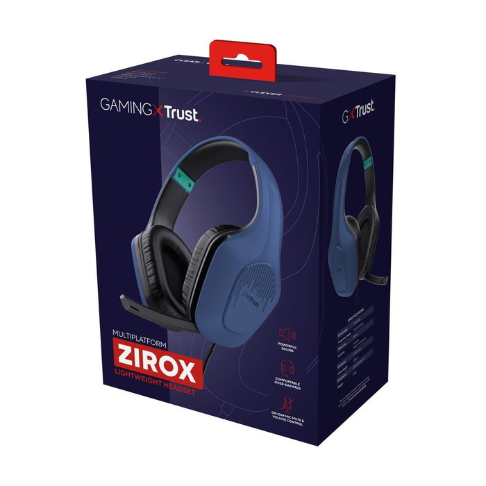 Trust Gaming GXT 415 Zirox Azules Trust Gaming GXT 415 Zirox Azules