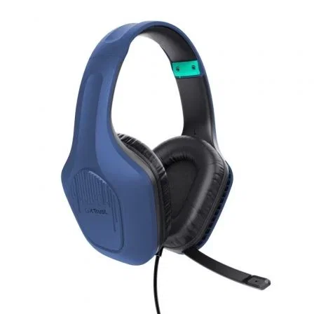 Trust Gaming Auriculares Gaming GXT 415 Zirox con Micrófono, Jack 3.5, Azules