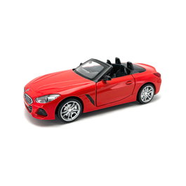DEQUBE Coche a escala BMW Z4 M40i 1:30 Pullback de metal Rojo