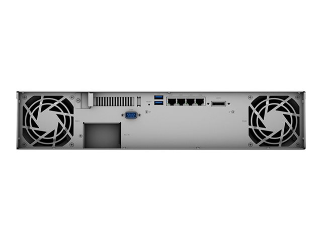 Synology RackStation RS1221+ NAS para Rack 2U con Procesador AMD Ryzen V1500B, 4 GB DDR4, 8 Bahías, RAID, 4 Puertos LAN