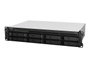 Synology RackStation RS1221+ NAS para Rack 2U con Procesador AMD Ryzen V1500B, 4 GB DDR4, 8 Bahías, RAID, 4 Puertos LAN