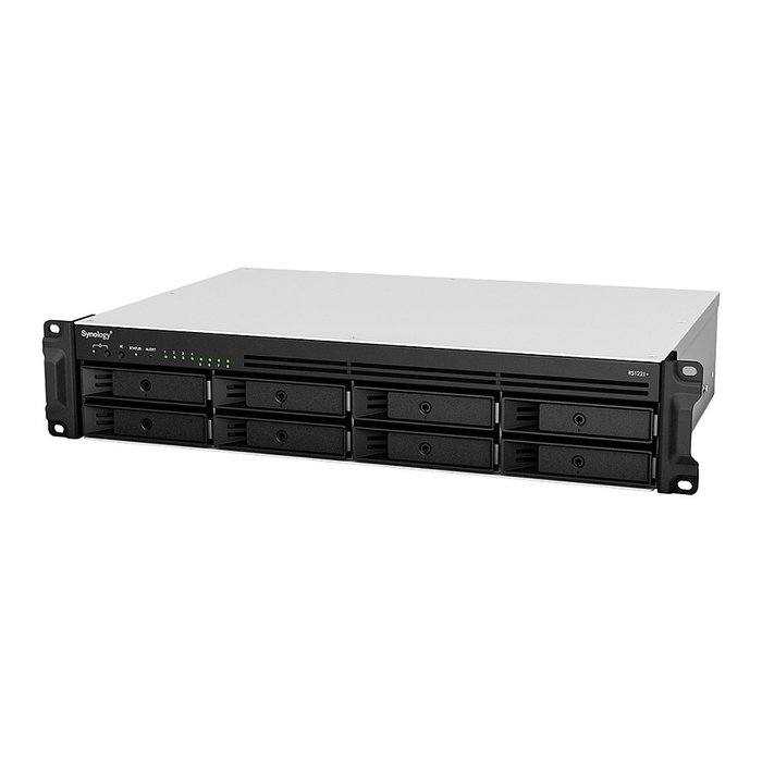 Synology RackStation RS1221+ NAS 2U con Ryzen Embedded V1500B y 4 GB DDR4