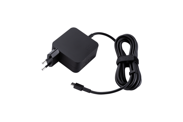 ASUS AC65-00 Adaptador/Cargador USB-C 65W con Power Delivery 3.0 para Portátiles ASUS, Protección OVP/OCP/OTP/SCP, Negro - Modelo A23-065N1A