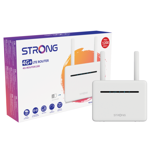 Strong 4G+ROUTER1200 Router de Red Móvil 4G+ Doble Banda AC1200 con Velocidad de Descarga LTE de 300 Mbps
