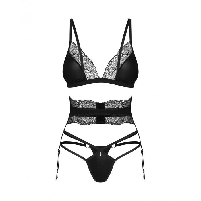 Conjunto de Lencería Obsessive XL/XXL 3 Piezas