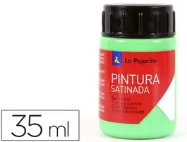 La Pajarita Pintura Látex Verde Césped 35 ml Acabado Satinado Fácil Limpieza