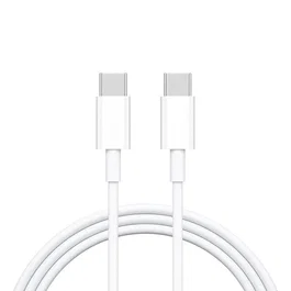 Generico Cable USB-C a USB-C 6A 1m Blanco