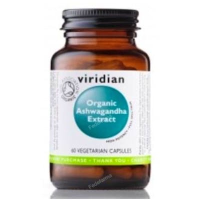 VIRIDIAN Ashwagandha Extracto BIO 60 cápsulas vegetarianas VIRIDIAN Ashwagandha Extracto BIO 60 cápsulas vegetarianas