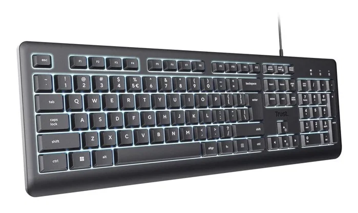 Trust Primo Teclado con Iluminación Negro QWERTY Español Trust Primo Teclado con Iluminación Negro QWERTY Español