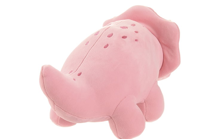 DKD Home Decor Peluche Dino Naranja Rosa 15 x 23 x 39 cm (4 Unidades)