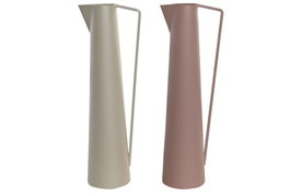 DKD Home Decor Set de 2 Jarrones de Hierro 15x11x45 cm