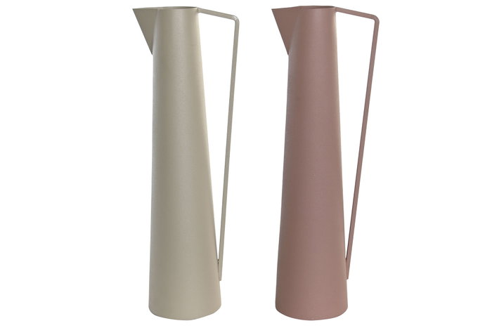DKD Home Decor Set de 2 Jarrones de Hierro 15x11x45 cm DKD Home Decor Set de 2 Jarrones de Hierro 15x11x45 cm