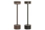 DKD Home Decor Lámpara Táctil LED de Hierro, Surtido Marrón Oscuro y Negro