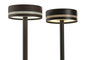 DKD Home Decor Lámpara Táctil LED de Hierro, Surtido Marrón Oscuro y Negro