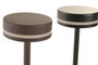 DKD Home Decor Lámpara Táctil LED de Hierro, Surtido Marrón Oscuro y Negro
