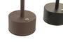 DKD Home Decor Lámpara Táctil LED de Hierro, Surtido Marrón Oscuro y Negro