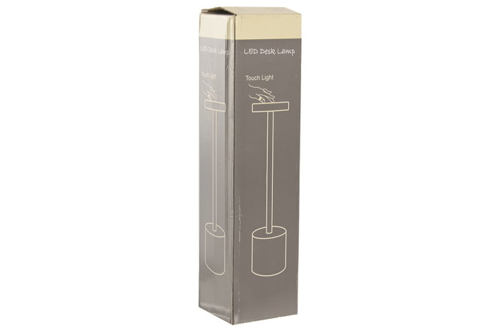 DKD Home Decor Lámpara Táctil LED de Hierro, Surtido Marrón Oscuro y Negro