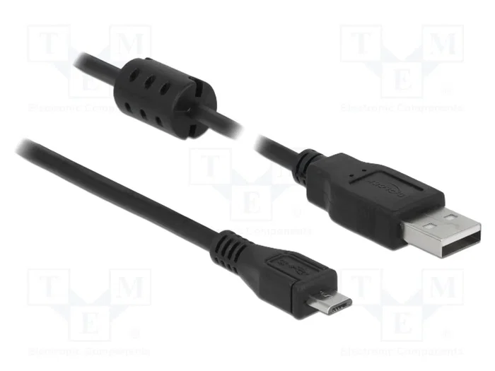 DeLOCK Cable USB 2.0 A Micro-B de 3 m, Negro DeLOCK Cable USB 2.0 A Micro-B de 3 m, Negro