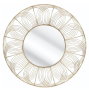 DKD Home Decor Espejo de Metal Dorado 60x60 cm