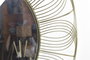 DKD Home Decor Espejo de Metal Dorado 60x60 cm