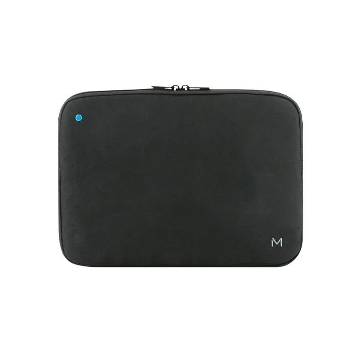 Mobilis 003065 Funda para Portátil 14" (35.6 cm) Negro - Compatible con MacBook Air/Pro 13.3", Textil, Resistente al Agua y Golpes, Certificación GRS, Hecho en Francia