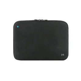 Mobilis 003065 Funda para Portátil 14" (35.6 cm) Negro - Compatible con MacBook Air/Pro 13.3", Textil, Resistente al Agua y Golpes, Certificación GRS, Hecho en Francia