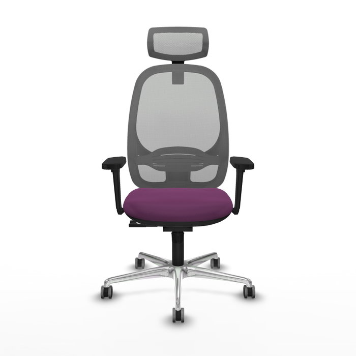 PIQUERAS Y CRESPO Silla de oficina Cilanco con mecanismo Sincro, Morado y Gris PIQUERAS Y CRESPO Silla de oficina Cilanco con mecanismo Sincro, Morado y Gris