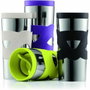 Bodum Taza térmica de viaje de acero inoxidable, 0,35 l, Negra