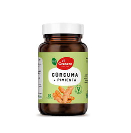 Cúrcuma + Pimienta Bio 60 Cáps.