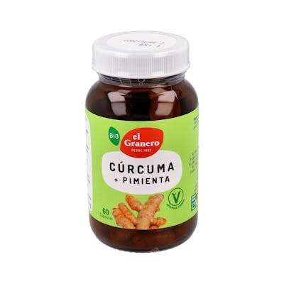 El Granero Integral Cúrcuma y Pimienta Bio 60 cápsulas 440mg