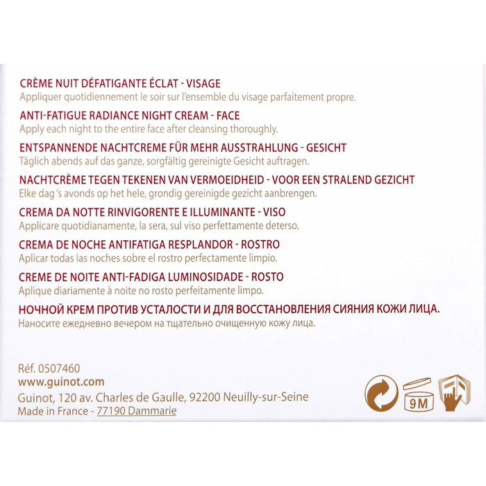 Night Logic, Resplandor, Noche, Crema, Para la cara, 50 ml