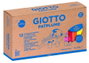 GIOTTO Patplume Plastilina Extra Suave Surtida Caja de 12 Unidades