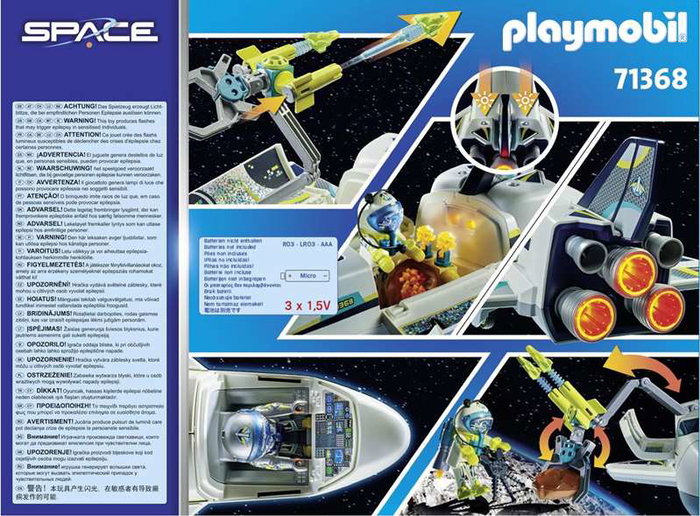 Misión espacio lanzadera playmobil space