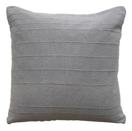 DKD Home Decor Cojín Urban Gris Claro 60 x 60 cm (2 Unidades) Algodón Poliéster