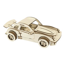 Pebaro Coche deportivo alemán de madera 3D para construir con corte láser