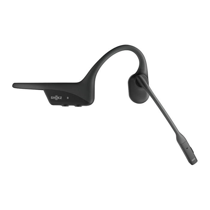 Shokz OpenComm2 UC Auriculares Bluetooth de Conducción Ósea Inalámbricos para Oficina, C120-AA-BK, Negro