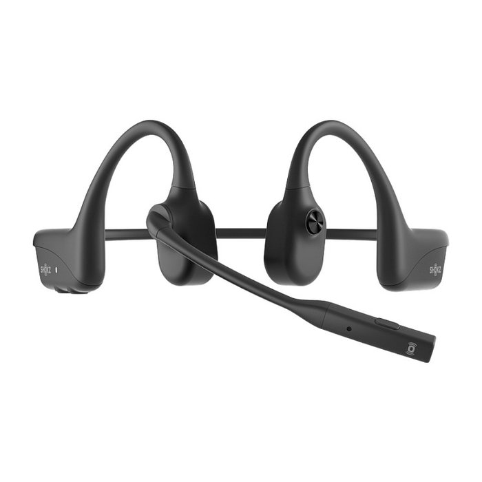 Shokz OpenComm2 UC Auriculares Bluetooth de Conducción Ósea Inalámbricos para Oficina, C120-AA-BK, Negro
