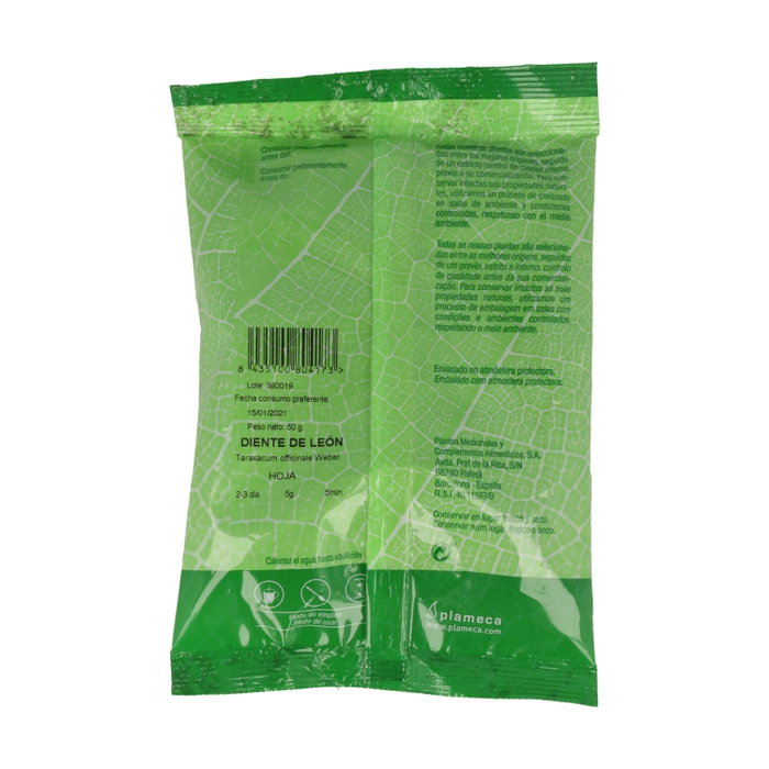 Plameca Diente de León Hojas Trituradas 50 g Plameca Diente de León Hojas Trituradas 50 g