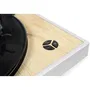 Thomson TT301 Tocadiscos de Diseño 33 y 45 rpm con Cabezal Audio-Technica AT3600L, Madera y Blanco