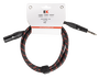 Ek Cable Audio Jack Estéreo a XLR Macho de Tela Trenzada 1,5 m