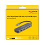 DeLOCK Concentrador USB de 3 puertos y salida HDMI 4K con USB Type-C y PD 85 W