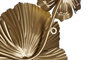 DKD Home Decor Decoración de Pared Metal Flores Dorado y Blanco 93x8,3x54 cm