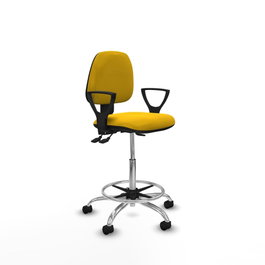 PIQUERAS Y CRESPO Taburete Isso AS bali amarillo