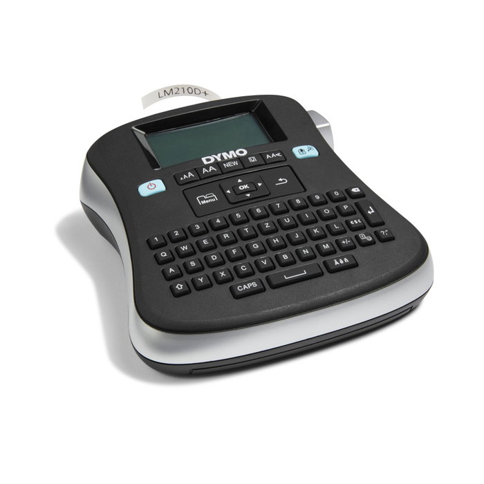 Dymo LabelManager 210D+ Etiquetadora Móvil Negra y Plata Dymo LabelManager 210D+ Etiquetadora Móvil Negra y Plata